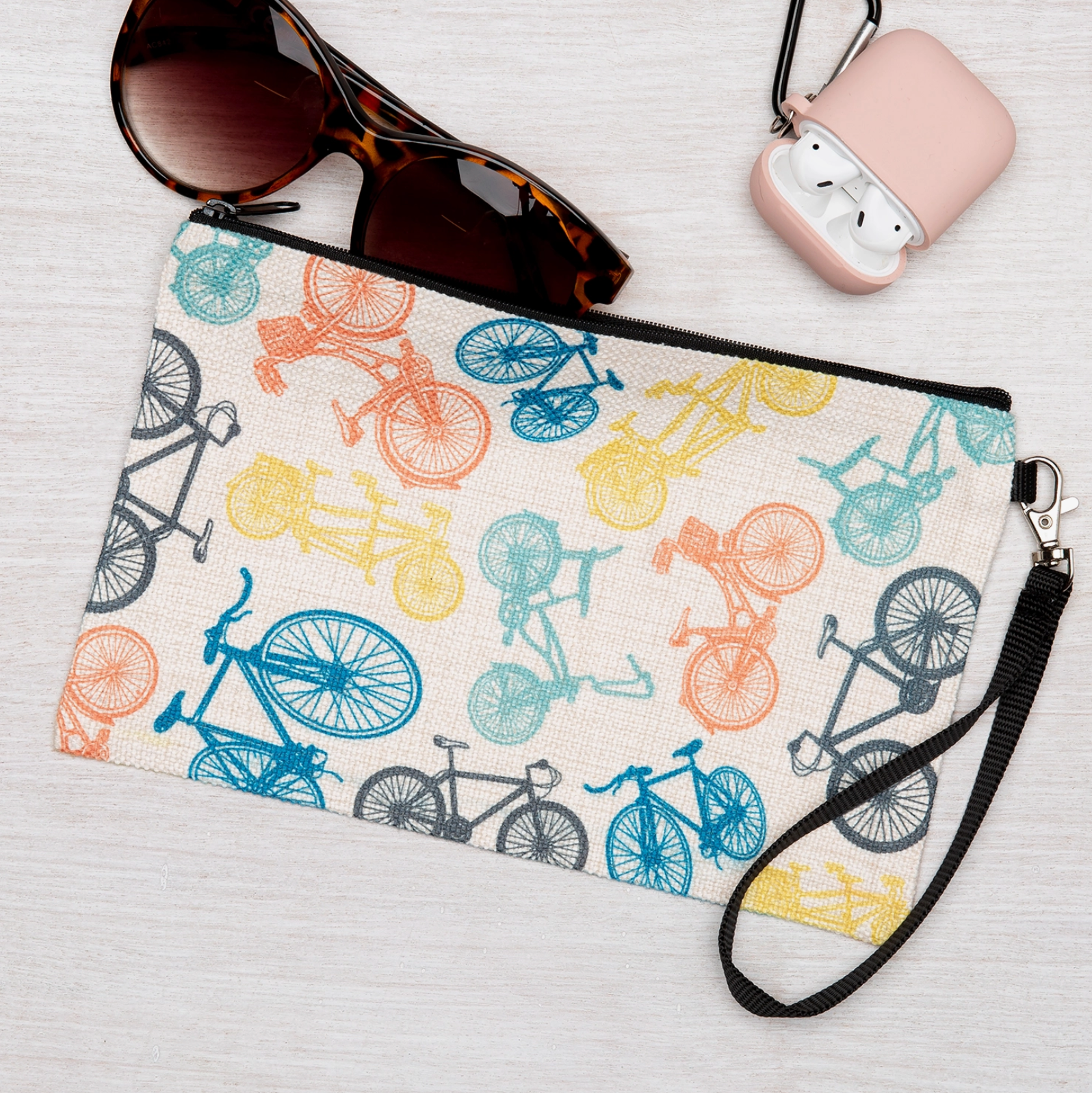 Bikes Zipper Pouch