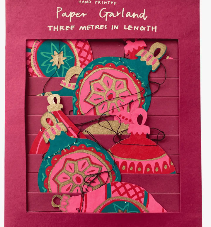 Christmas Bauble Garland Rail & Anchor